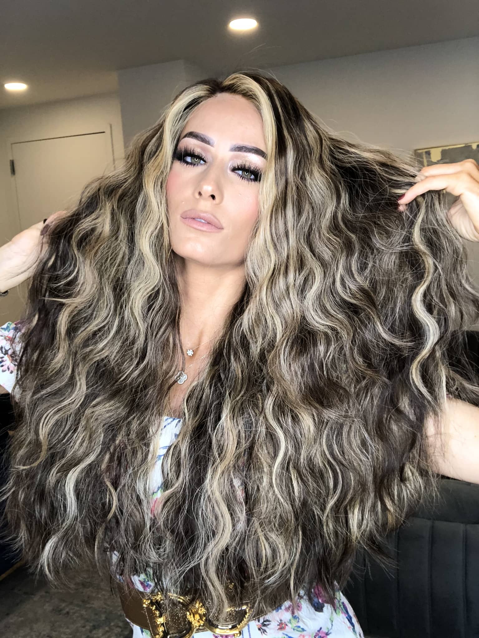 Beka 110 l blonde balayage with money pieces Wig